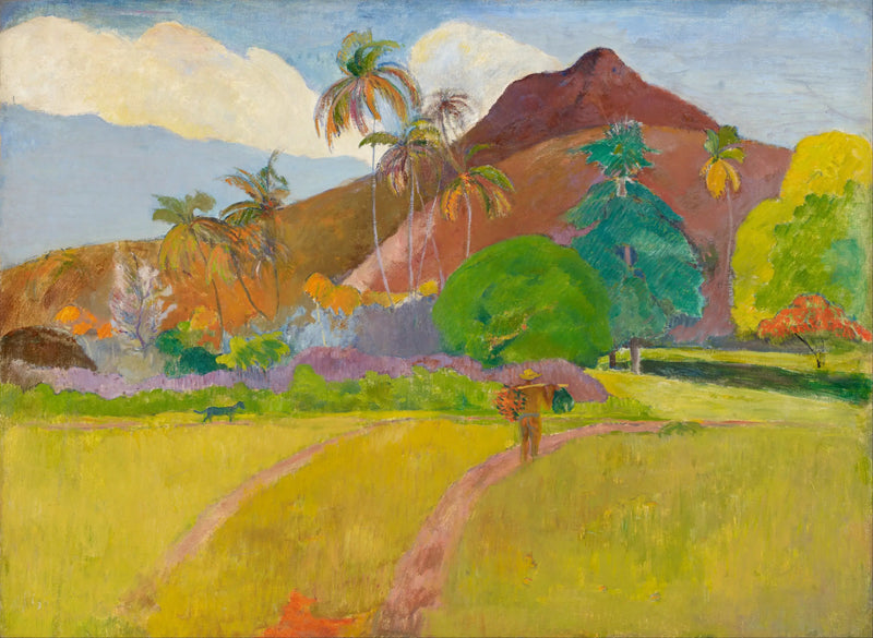 Tahitiansk landskap - Paul Gauguin