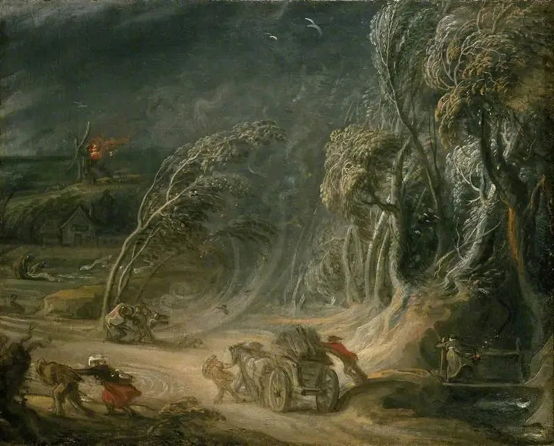 Landskap: En storm - Peter Paul Rubens