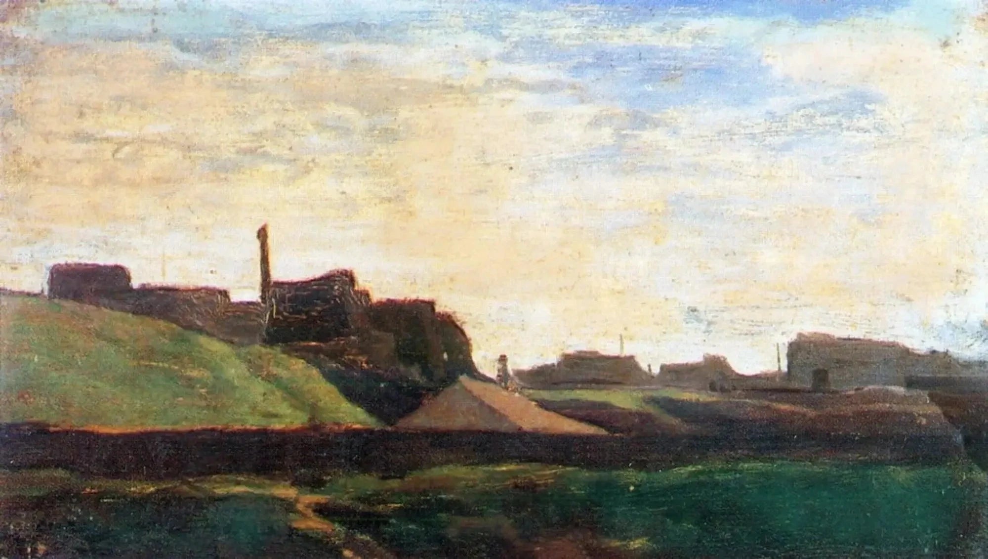 Paysage d’usines W5 par Claude Monet, vers 1860–1861, collection particulière