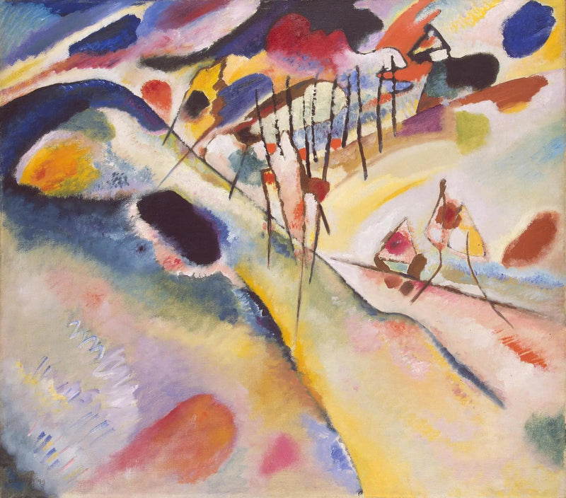 Landskap - Vassily Kandinsky