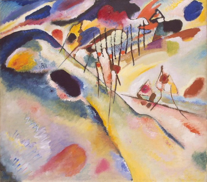Landskap - Vassily Kandinsky