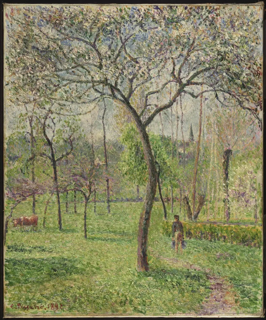 Landskap (Frukthage) - Camille Pissarro