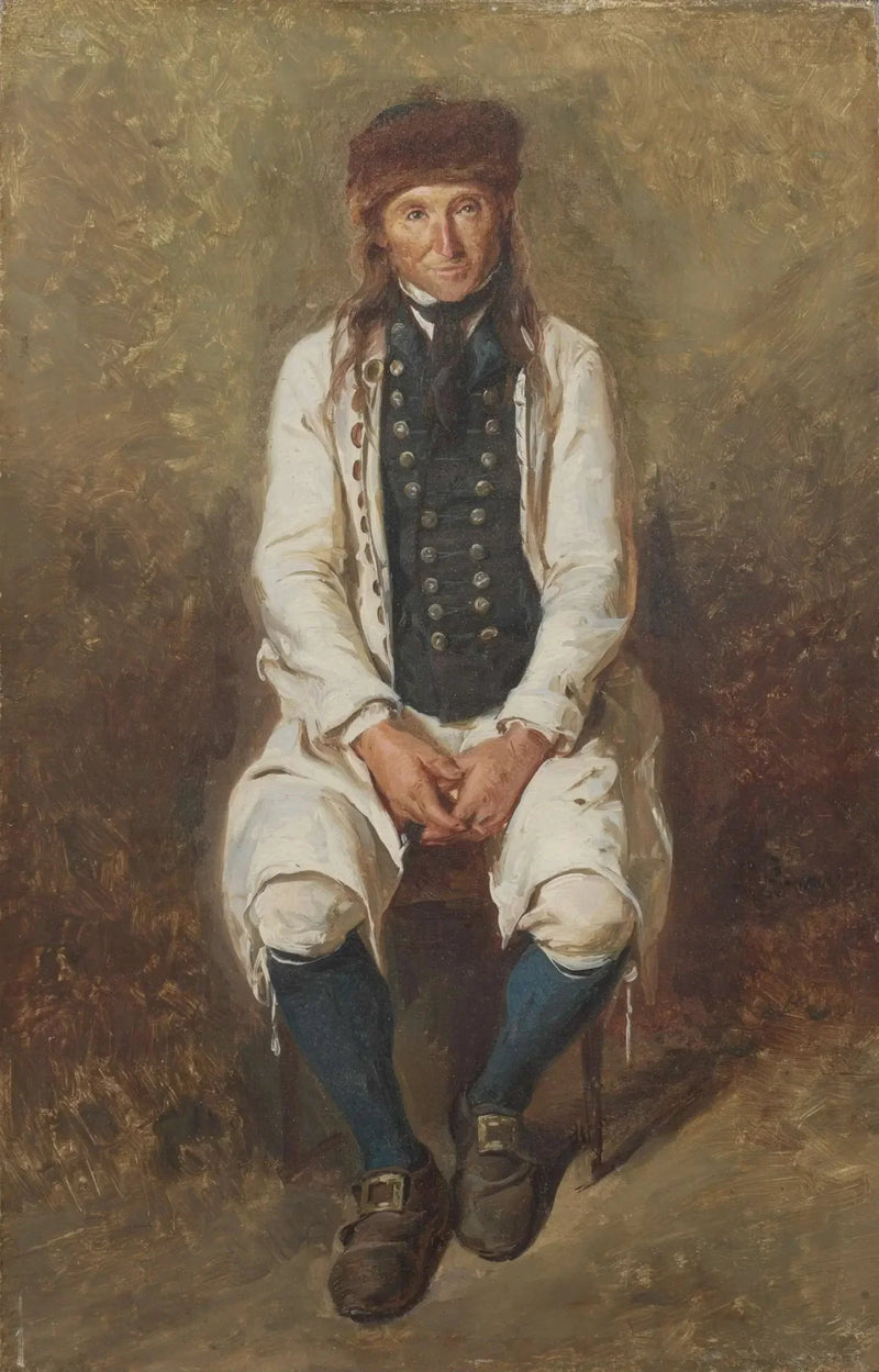 Landarbeider i Hesse-kostyme - Ludwig Knaus

Source:
Paysan en costume de Hesse - Ludwig Knaus