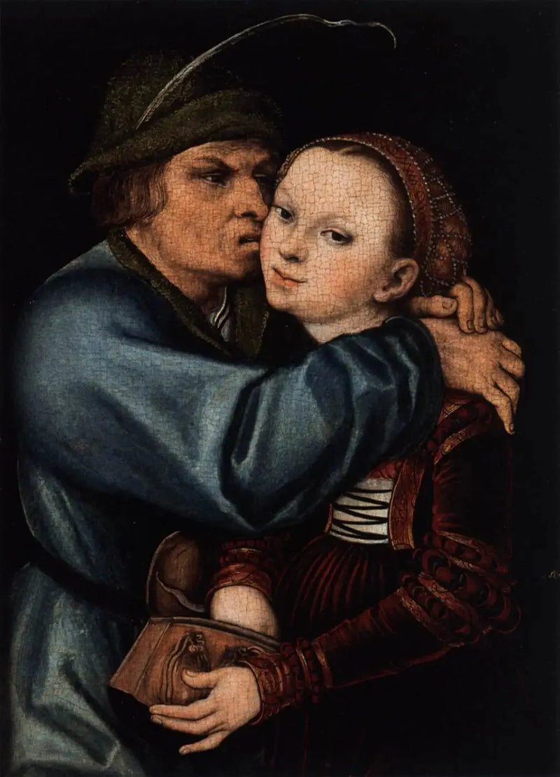 Bonde og prostituert - Lucas Cranach den eldre