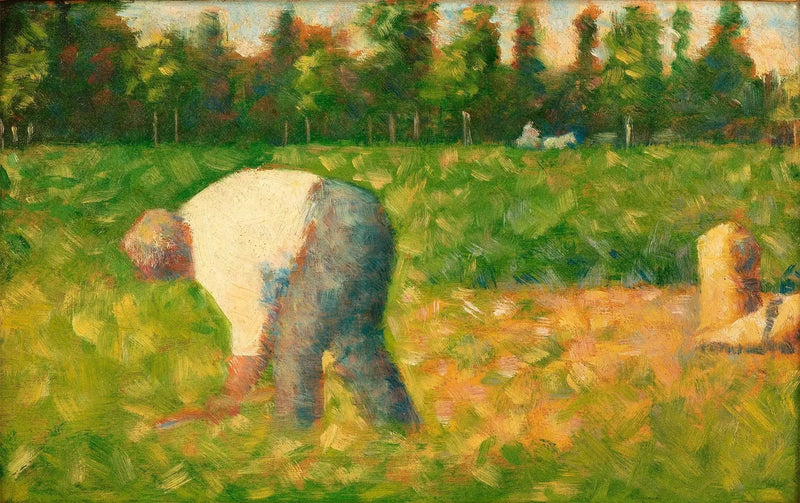 Bonde som arbeider - Georges Seurat