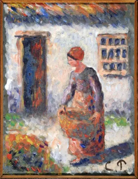 Bonde i stil - Camille Pissarro