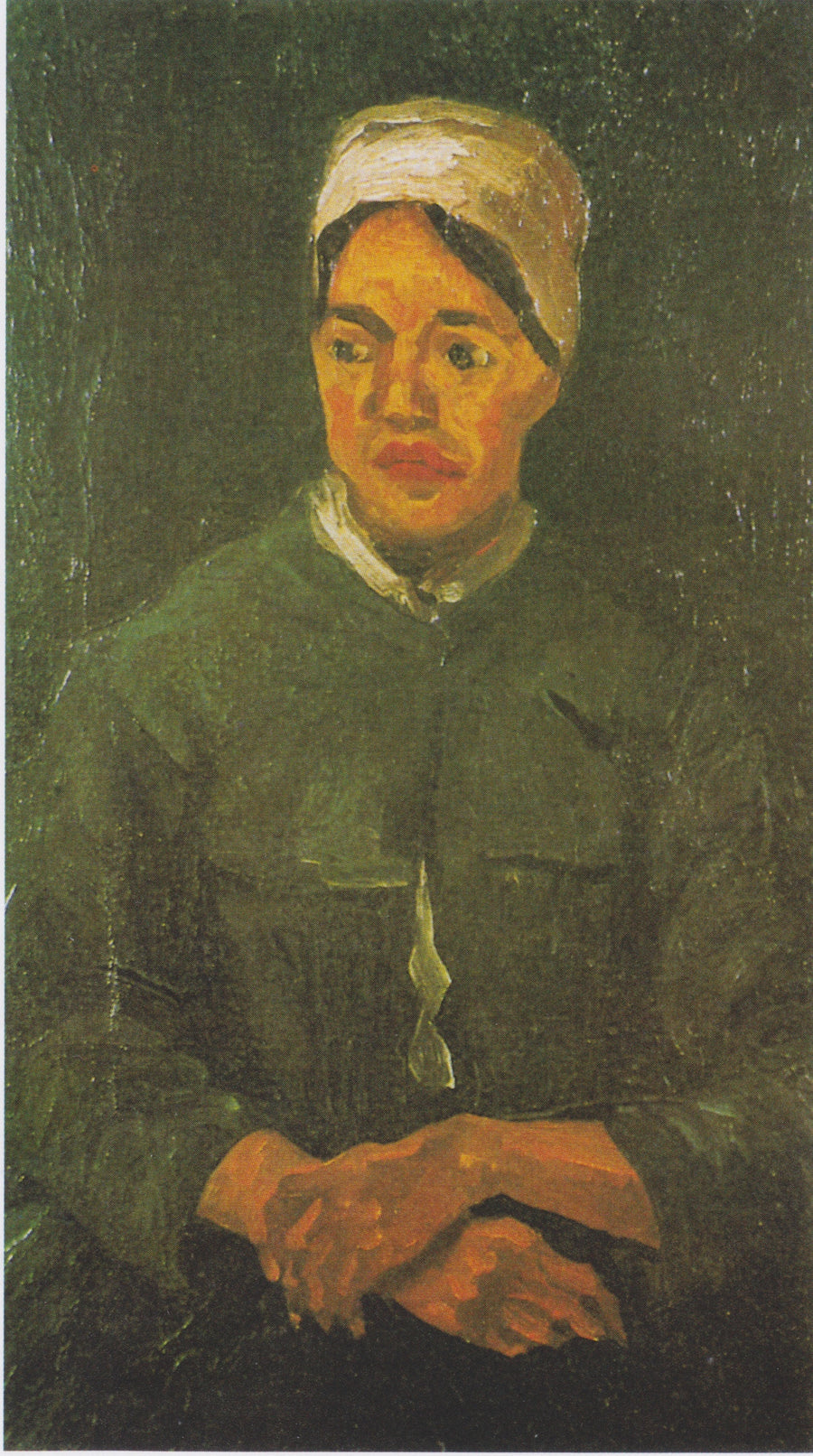 Bonde, sittende (halvfigur) - Vincent van Gogh
