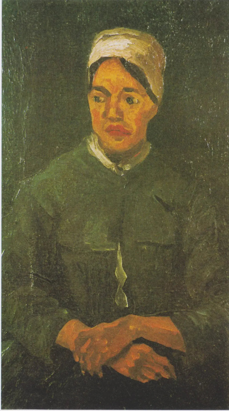 Bonde, sittende (halvfigur) - Vincent van Gogh