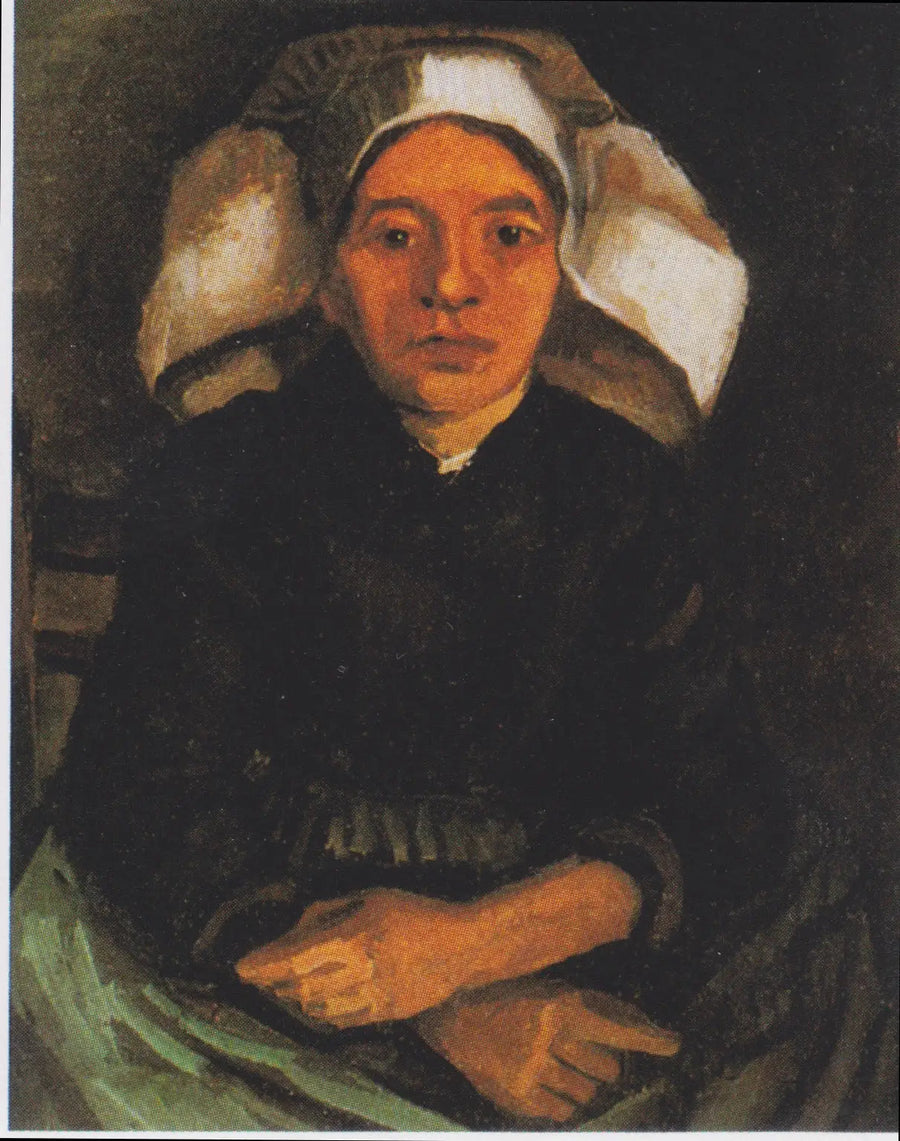 Bonde, halvfigur, sittende - Vincent van Gogh