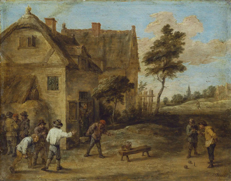 Bønder som spiller ballspill - David Teniers den Yngre

Source:
Paysans jouant à un jeu de balle - David Teniers le Jeune