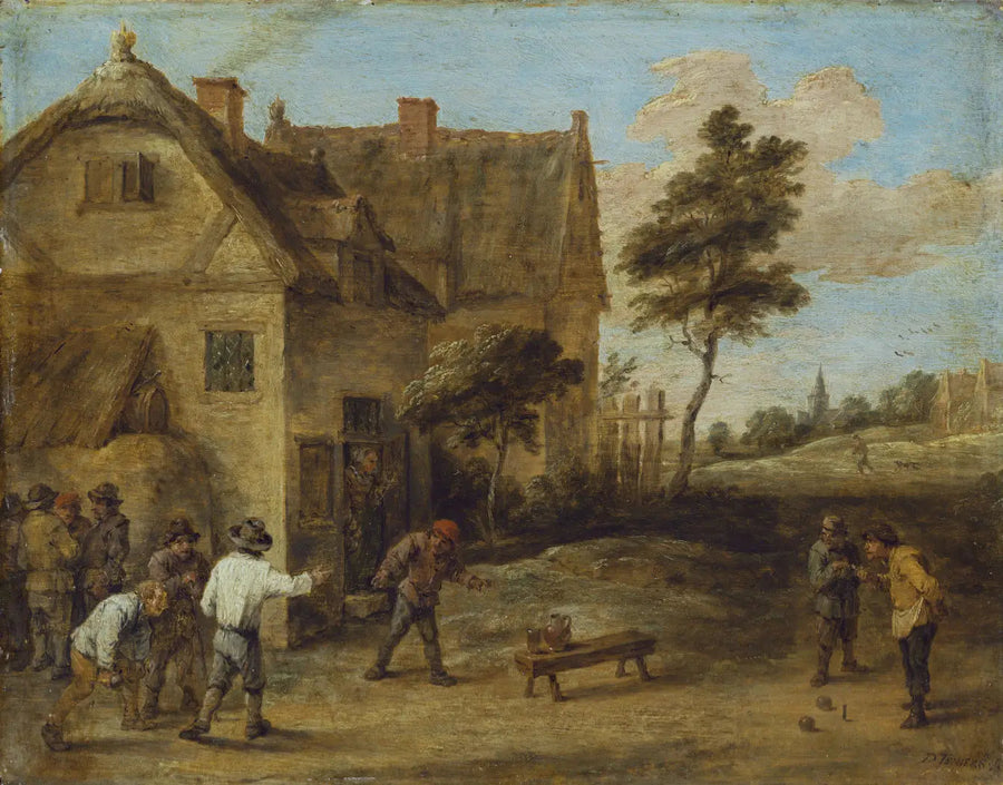 Bønder som spiller ballspill - David Teniers den Yngre

Source:
Paysans jouant à un jeu de balle - David Teniers le Jeune