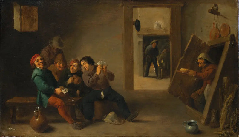 Bønder som spiller kort - David Teniers den Yngre

Source:
Paysans jouant aux cartes - David Teniers le Jeune