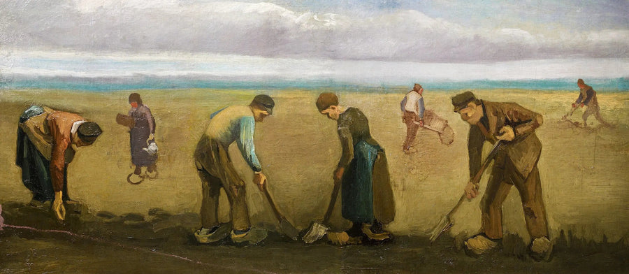 Bønder som planter poteter - Vincent van Gogh