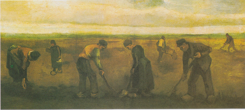 Bønder som planter poteter - Vincent van Gogh