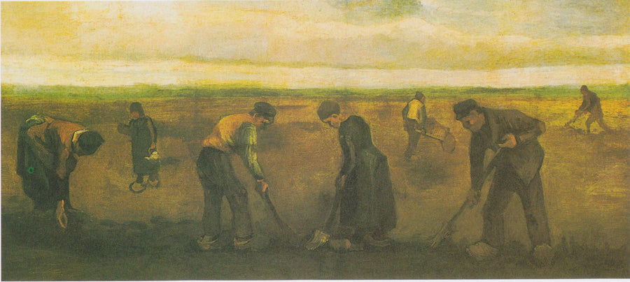 Bønder som planter poteter - Vincent van Gogh