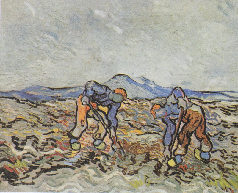 Bønder som plukker poteter - Vincent van Gogh