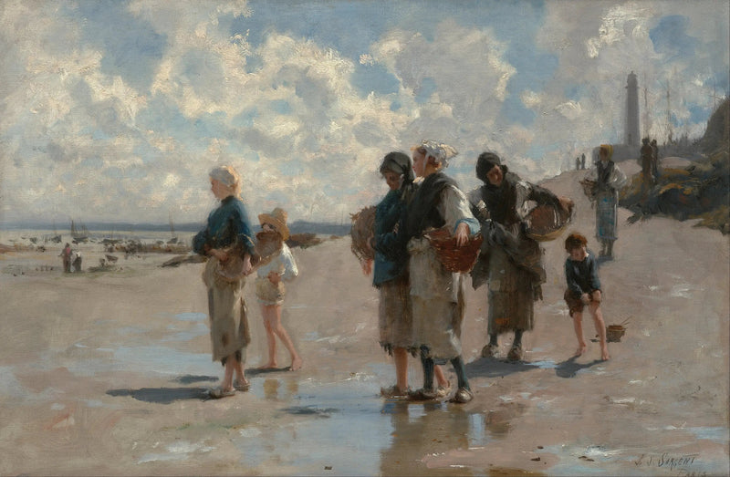 Østersfiske i Cancale - John Singer Sargent