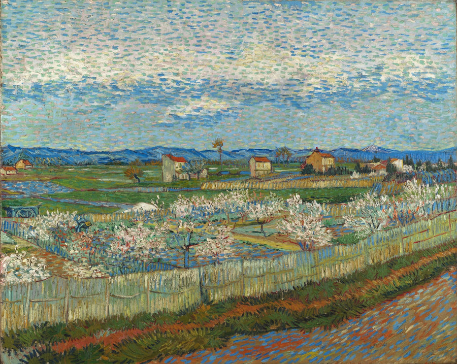 Blomstrende ferskentrær - Vincent van Gogh