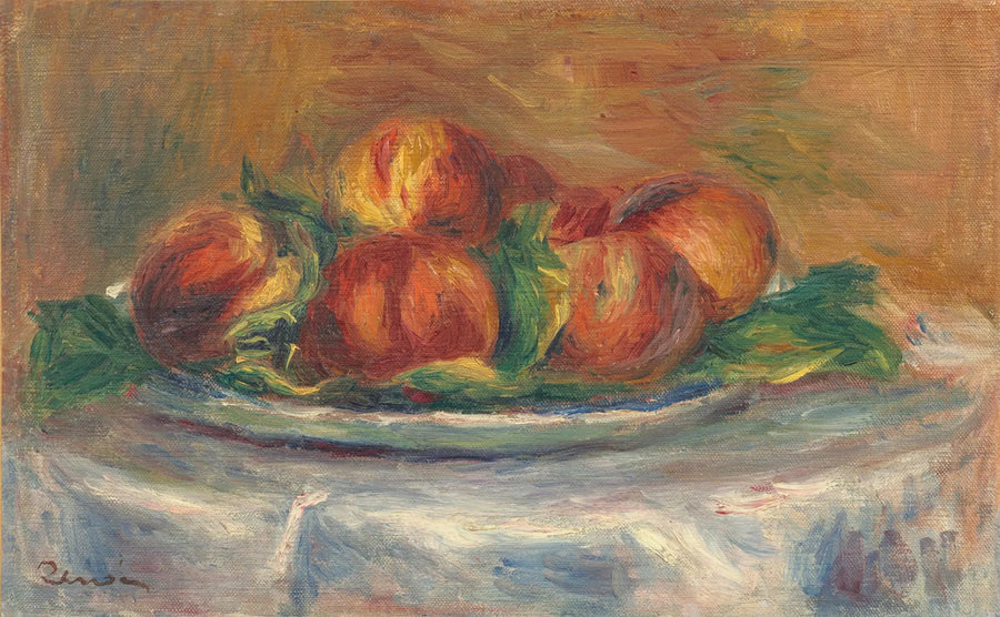 Fersken på en tallerken - Pierre-Auguste Renoir