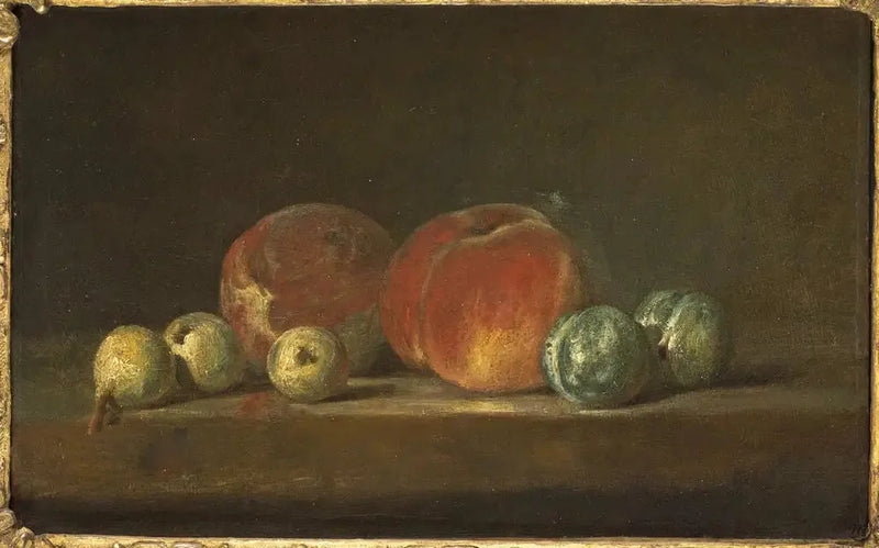 Fersken og plommer - Jean Siméon Chardin
