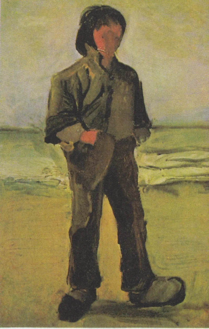 Fisker på stranden - Vincent van Gogh
