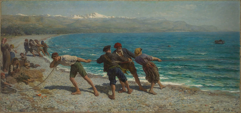 Fiskere i Menton - Jules Breton