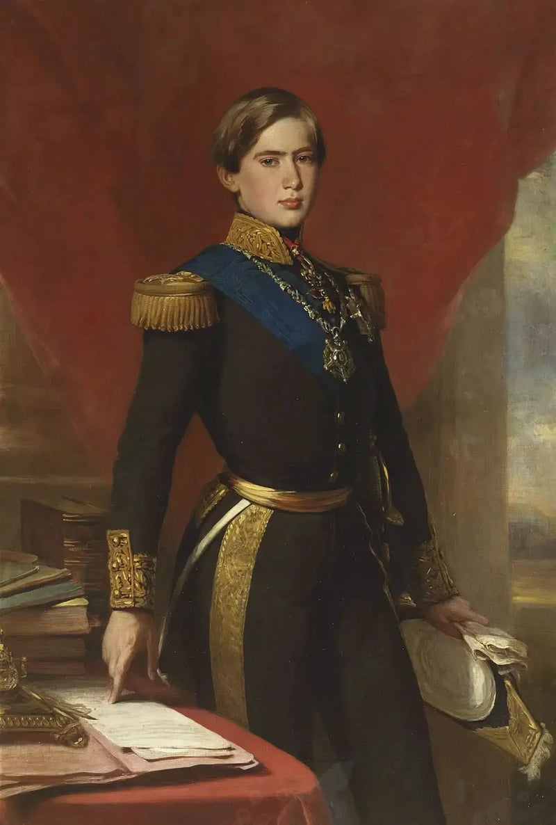 Pedro V, konge av Portugal (1837-1861) - Franz Xaver Winterhalter

Source:
Pedro V, roi du Portugal (1837-1861) - Franz Xaver Winterhalter