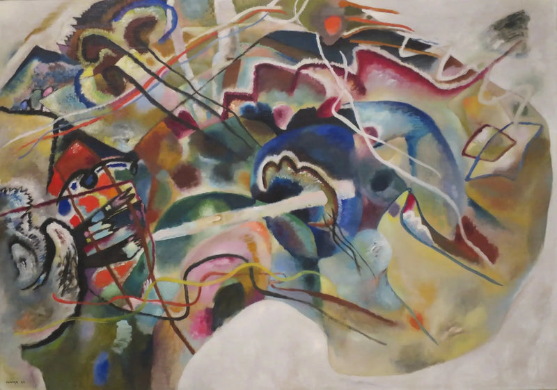 Maleri med hvit kant - Vassily Kandinsky
