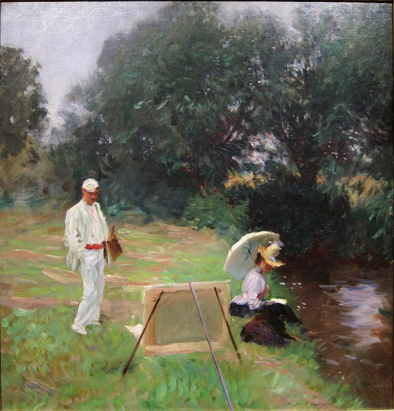 Maleri av bunkeren til Dennis Miller i Calcot - John Singer Sargent