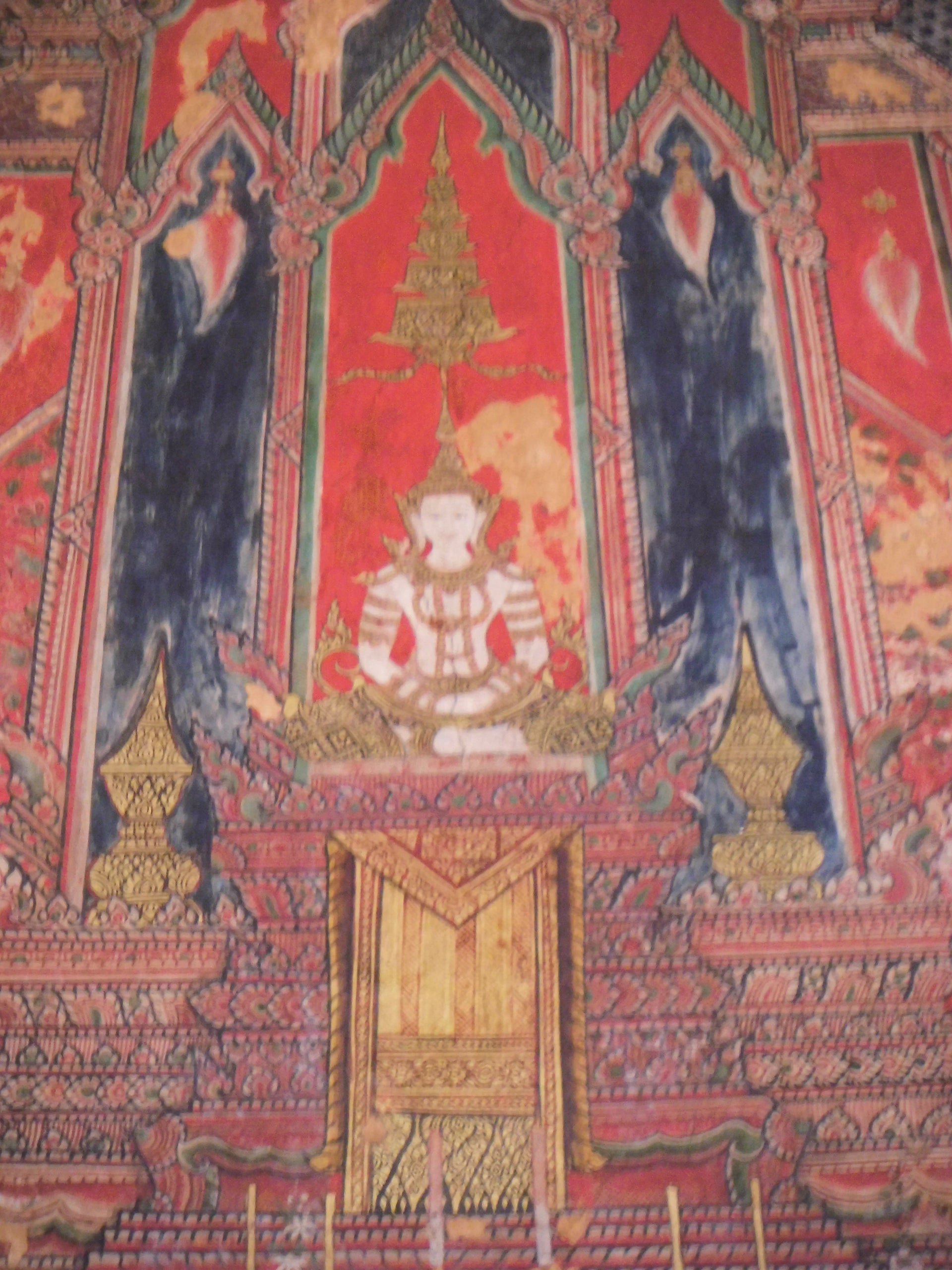Peinture murale du sanctuaire de Wat Suwannaram, Ateliers de Wat Suwannaram, XIXe siècle