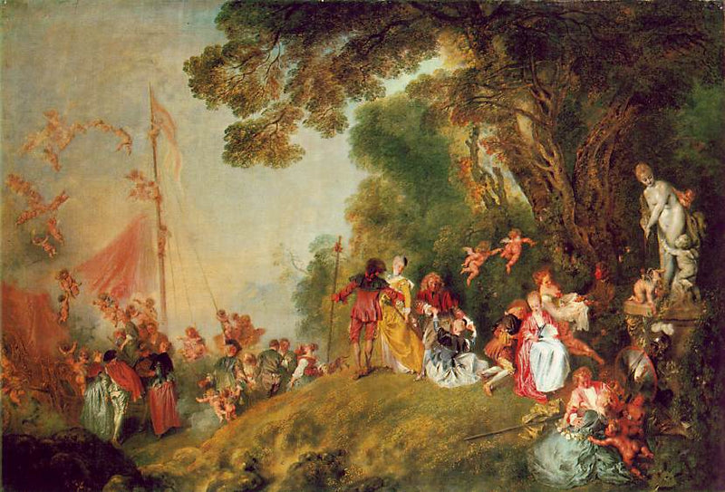 Pilegrimsreise til øya Kythera - Antoine Watteau