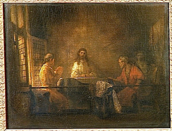 Emmaus-pilegrimer - Rembrandt