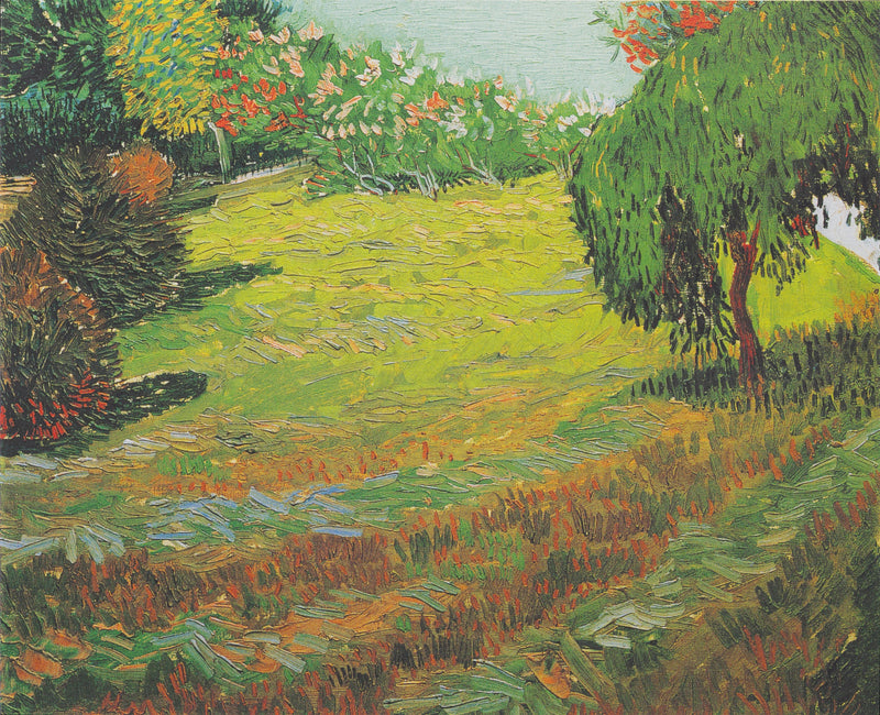 Solfylt plen i en offentlig park - Vincent van Gogh
