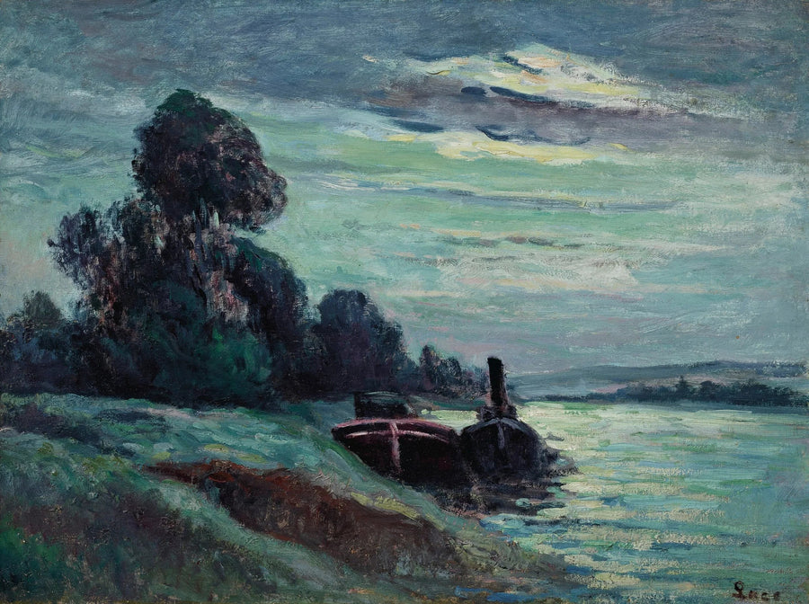 Ferges på Seinen - Maximilien Luce