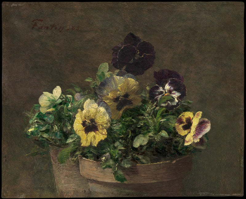Potteplanter med tanker - Henri Fantin-Latour

Source:
Pensées en pot - Henri Fantin-Latour