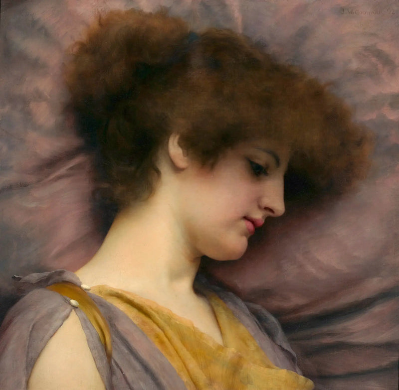 Fjerne tanker (Rose Pettigrew) - John William Godward