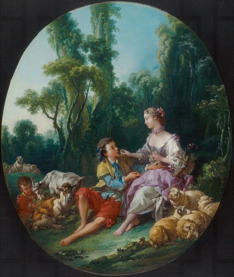 Tenkes det på druer? - François Boucher