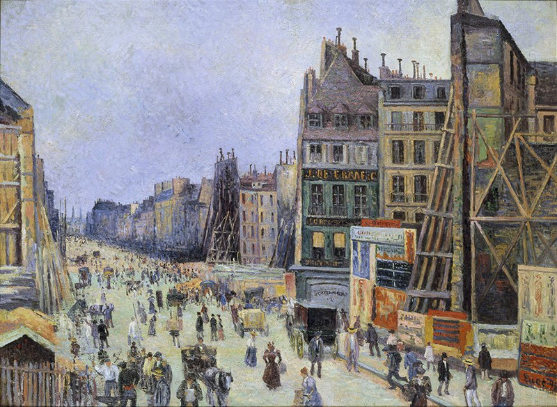 Gjennombrudd av Réaumur-gaten - Maximilien Luce