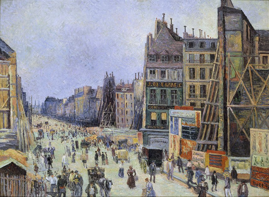 Gjennombrudd av Réaumur-gaten - Maximilien Luce