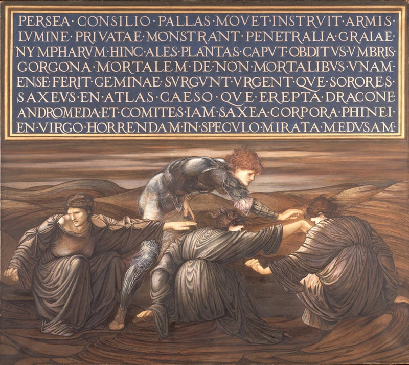Pérès og Les Grées - Edward Burne-Jones