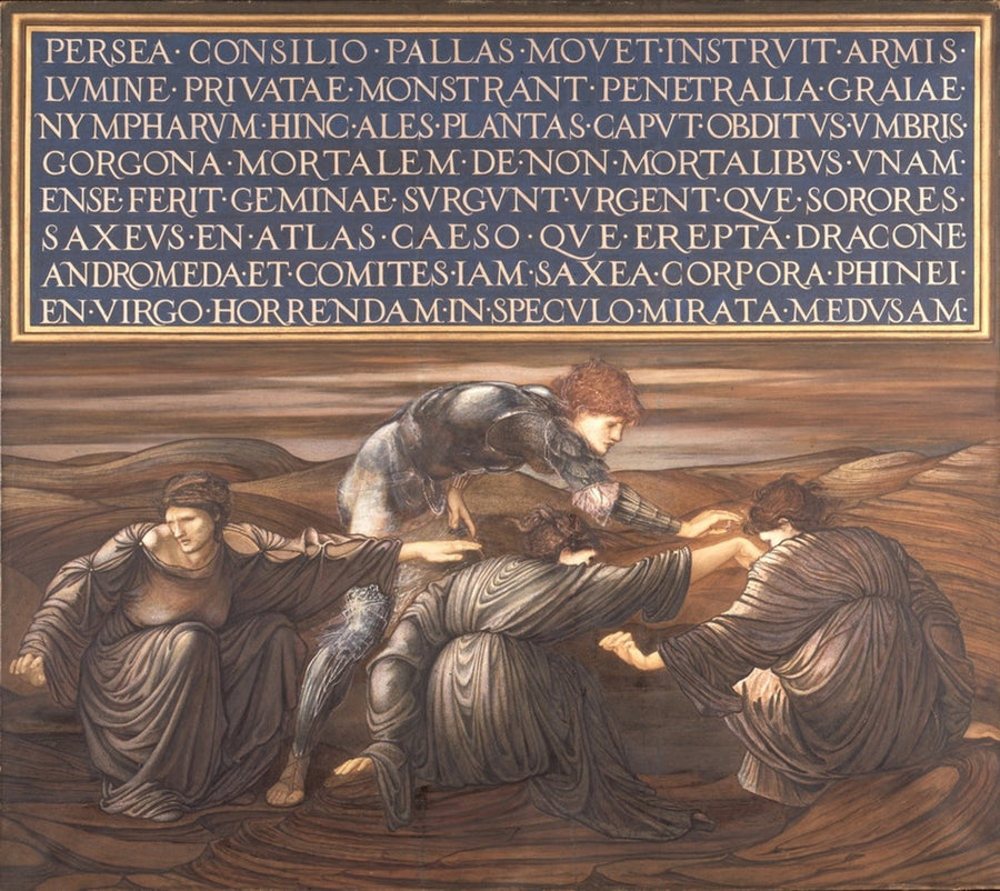 Pérès og Les Grées - Edward Burne-Jones