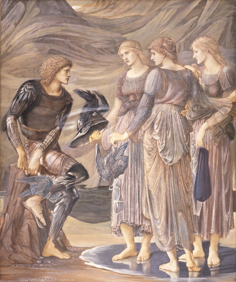 Perseus og havnymfene (Perses våpning) - Edward Burne-Jones