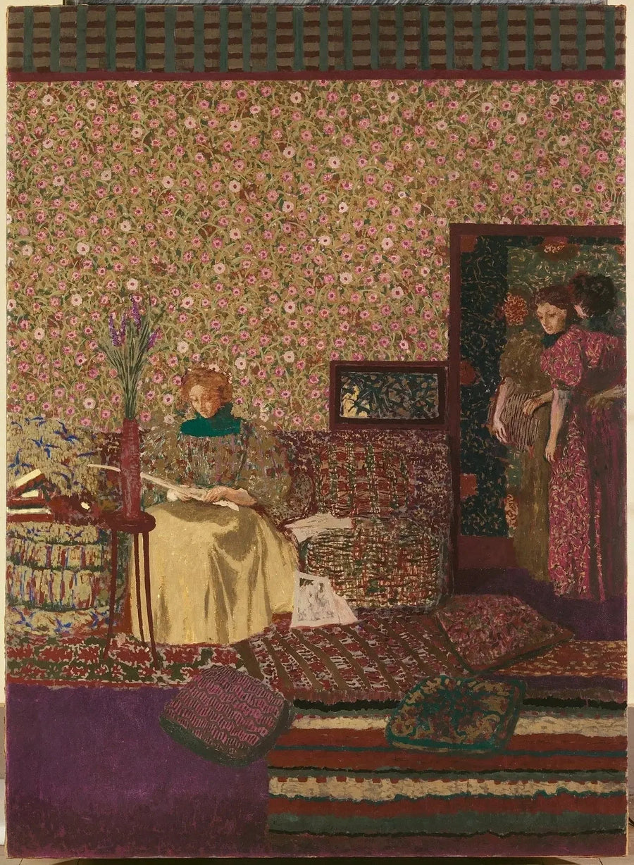 Personer i et interiør. Intimitet - Édouard Vuillard