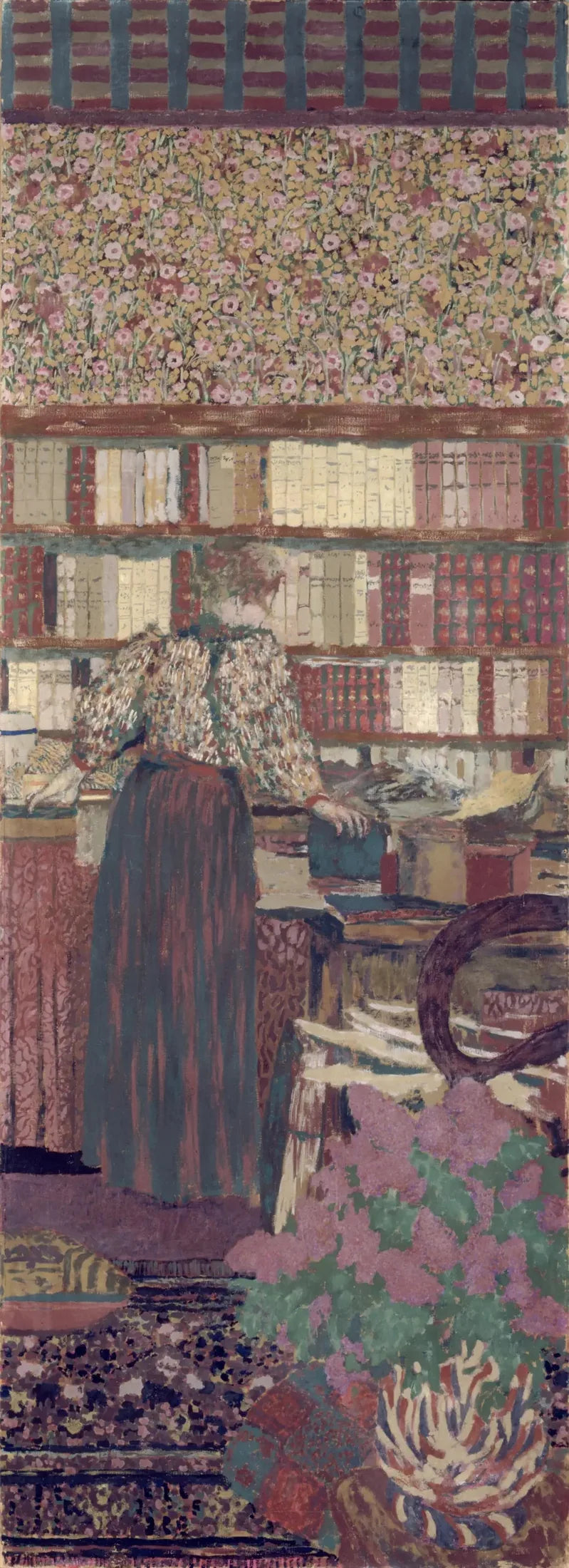 Personer i et interiør. Bokvalget - Édouard Vuillard