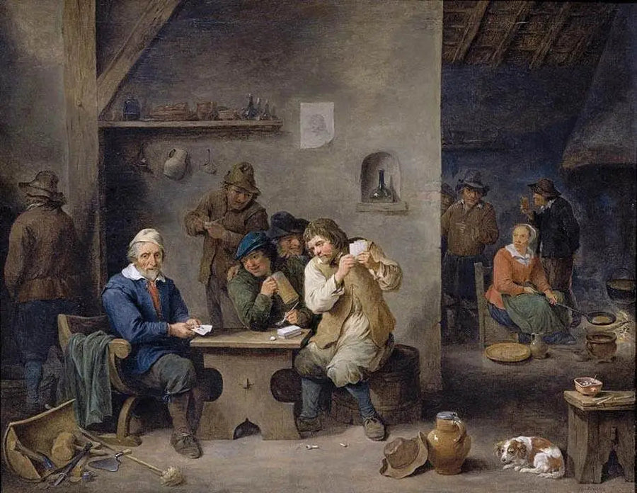 Figurer som spiller i en taverne - David Teniers den Yngre

Source:
Personnages jouant dans une taverne - David Teniers le Jeune