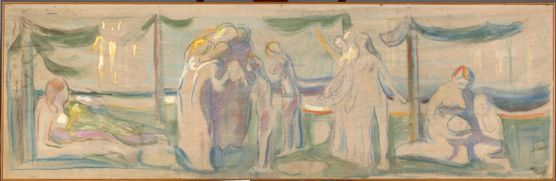 Nudes on the Beach - Edvard Munch