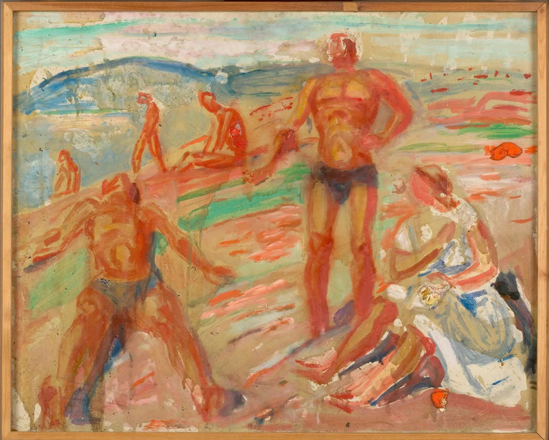 Personer som soler seg - Edvard Munch