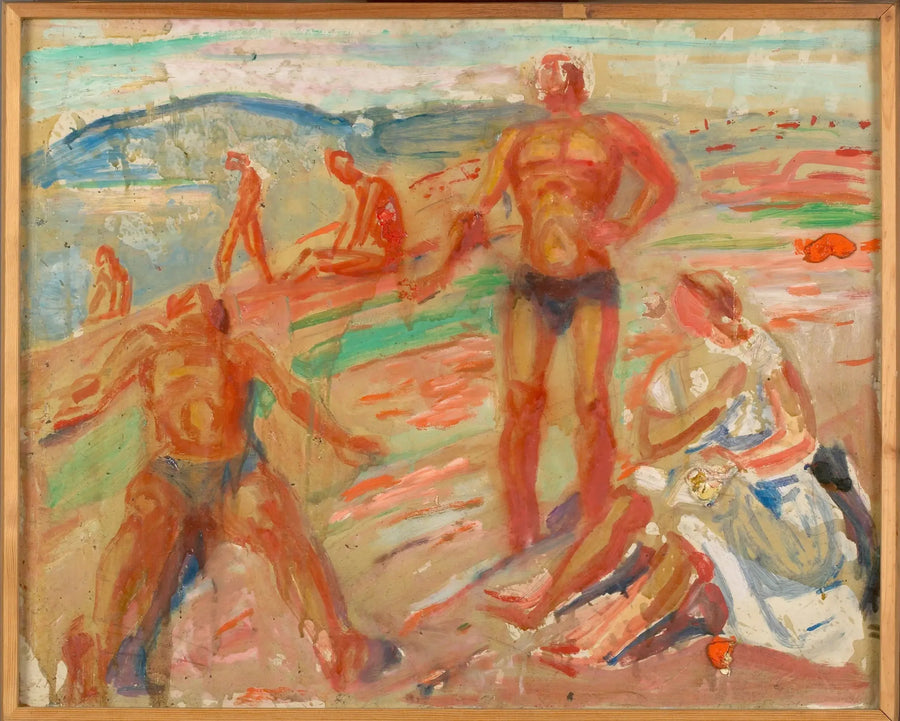 Personer som soler seg - Edvard Munch