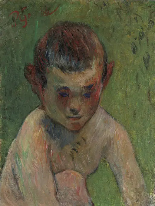 Liten bretonsk bader - Paul Gauguin