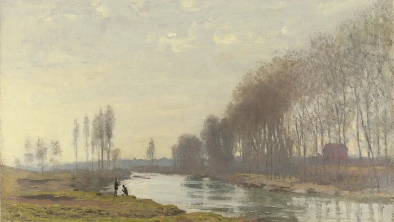 Le Petit Bras de la Seine i Argenteuil W196 - Claude Monet